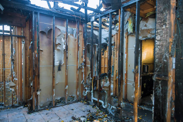 Professional Soot Cleanup technician working in Bannockburn, IL